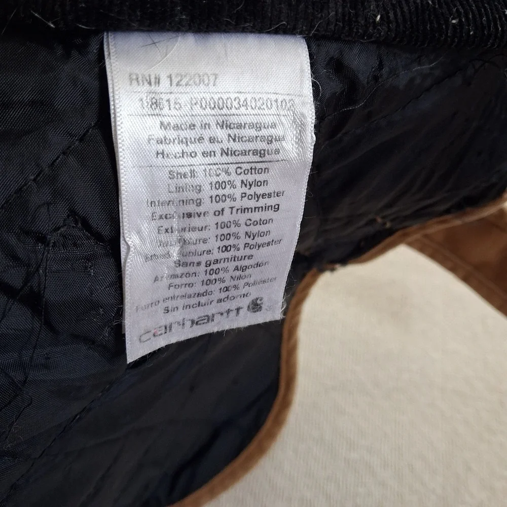 carhartt small brown duck canvas dog chore coat gorpcore streetwear pet jacket